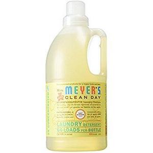 Mrs. Meyer's 64 Load Laundry Detergent, Baby Blossom, 64 Fluid Ounce (Pack of 2)