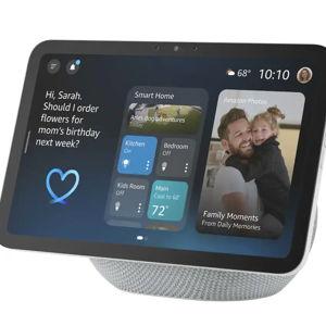 Amazon - Echo Show 8 (newest model), Vibrant HD 8.7" display with spatial audio, designed for Alexa+ - Glacier White