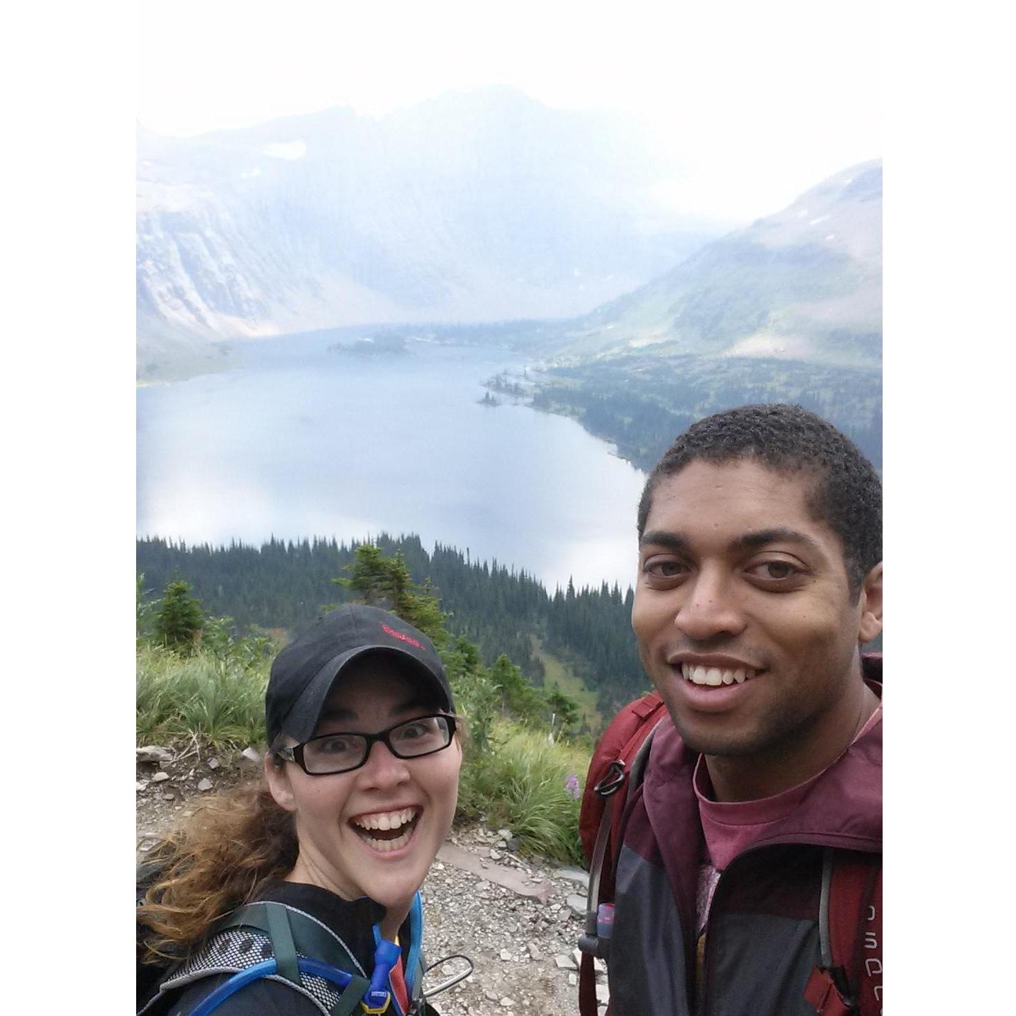 Had to explore Glacier National Park while we lived in Montana