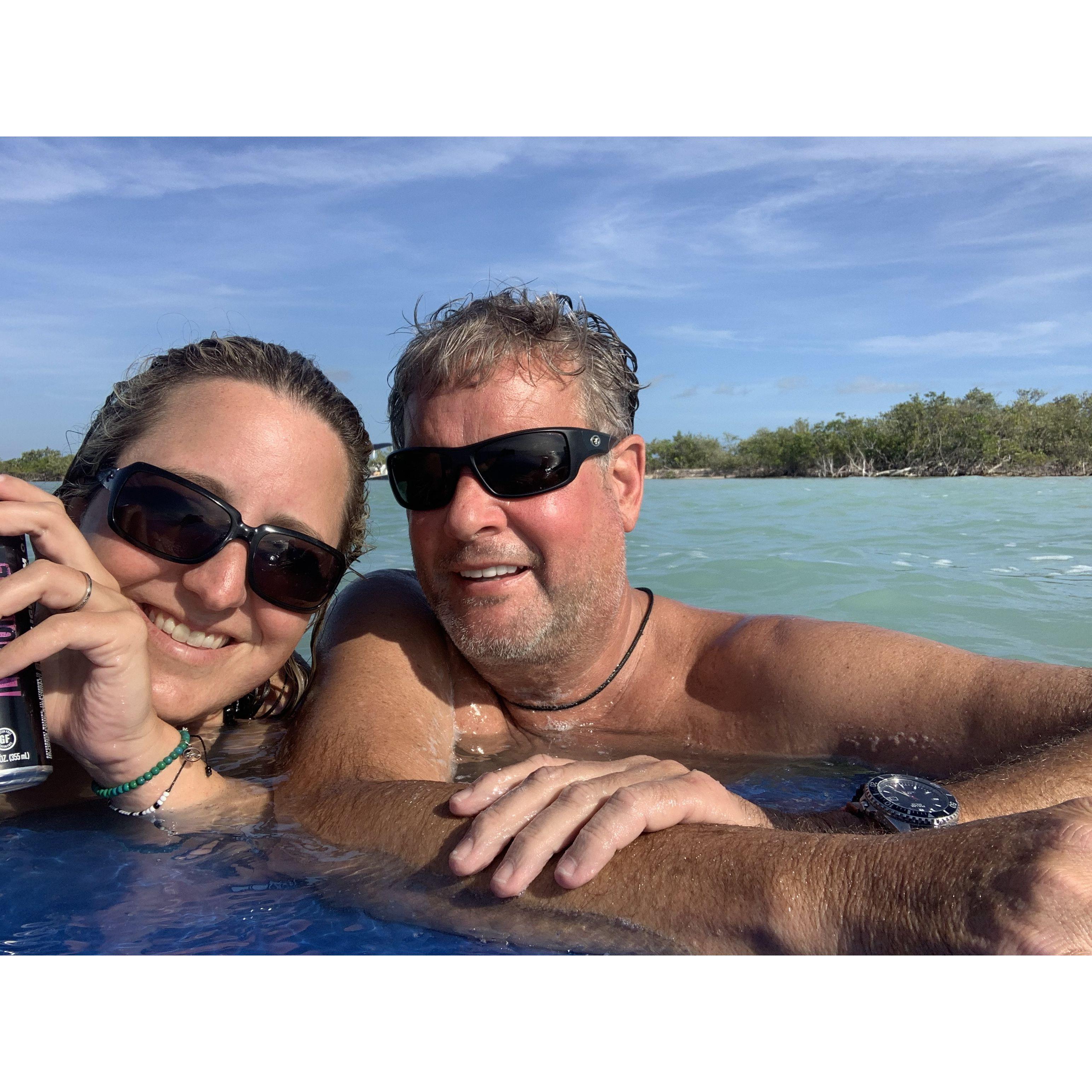 One of many days spent on the water.