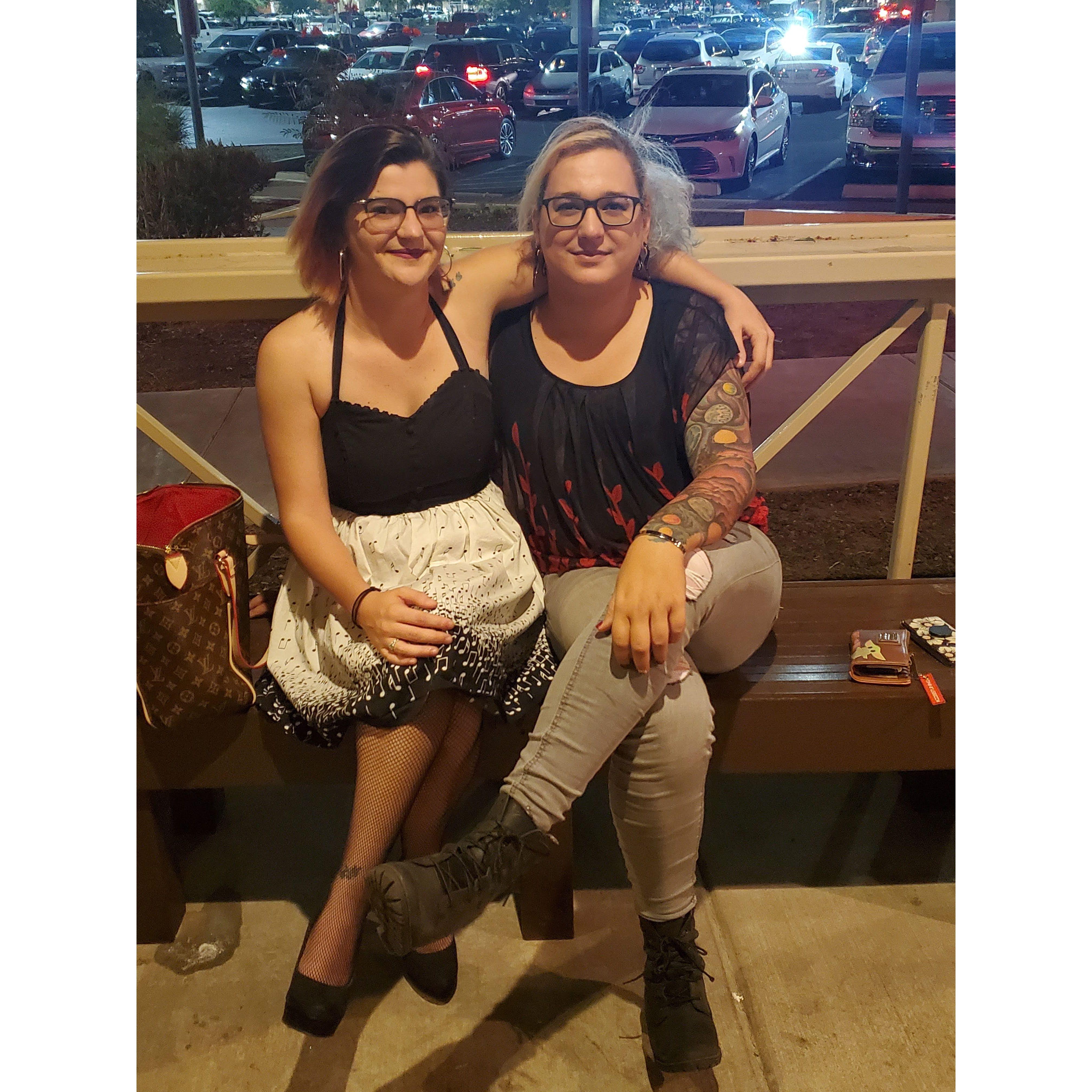 This picture was only taken due to Jhantasia's Mom needing to see Jhantasia and Scarlett together. Thus being the first Picture taken of us together.