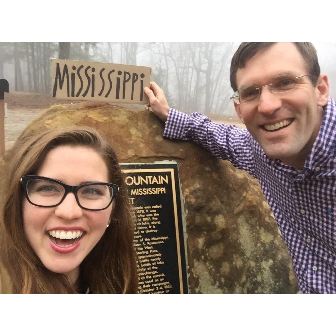 Highest peak in Mississippi