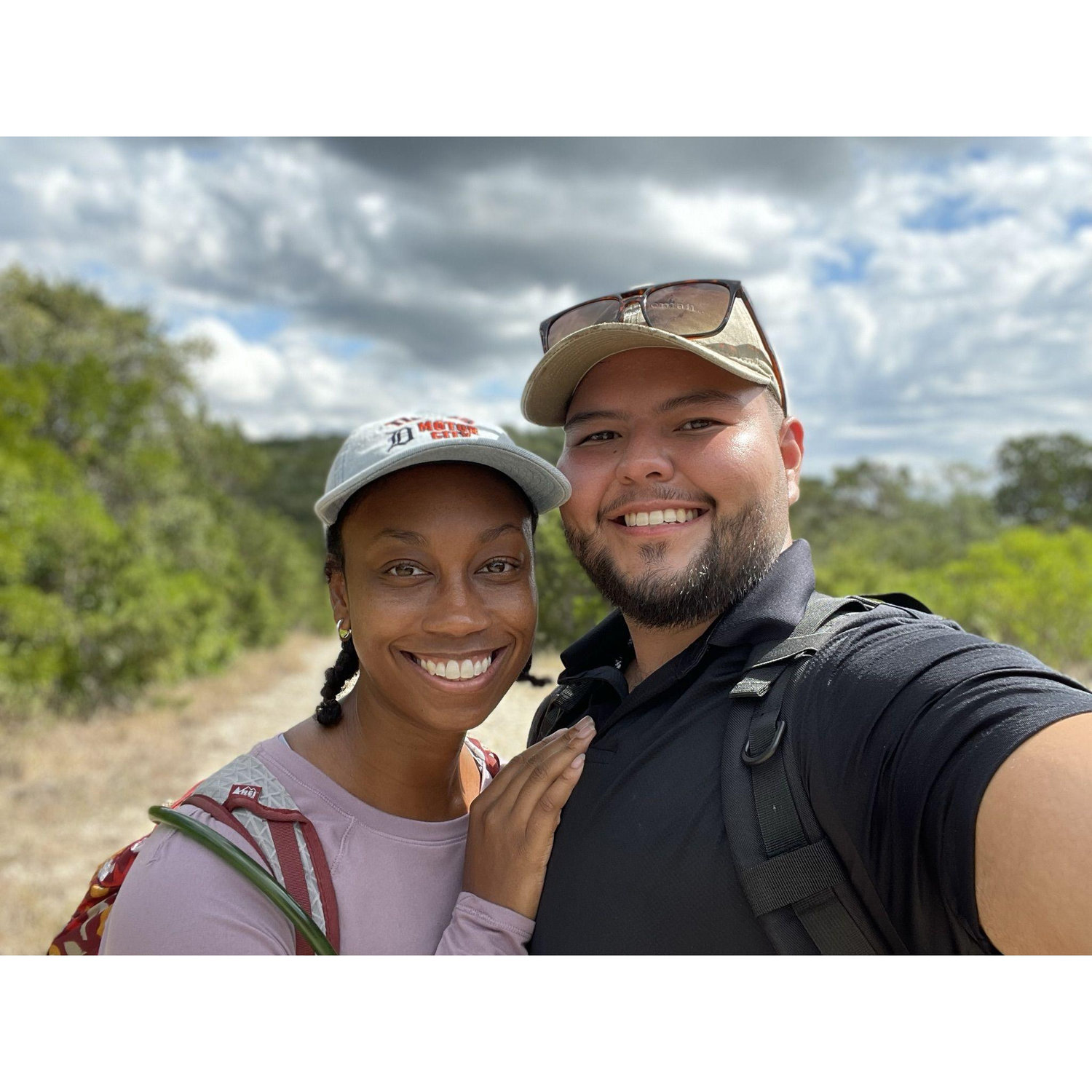 Bonding over activites we both enjoy like hiking