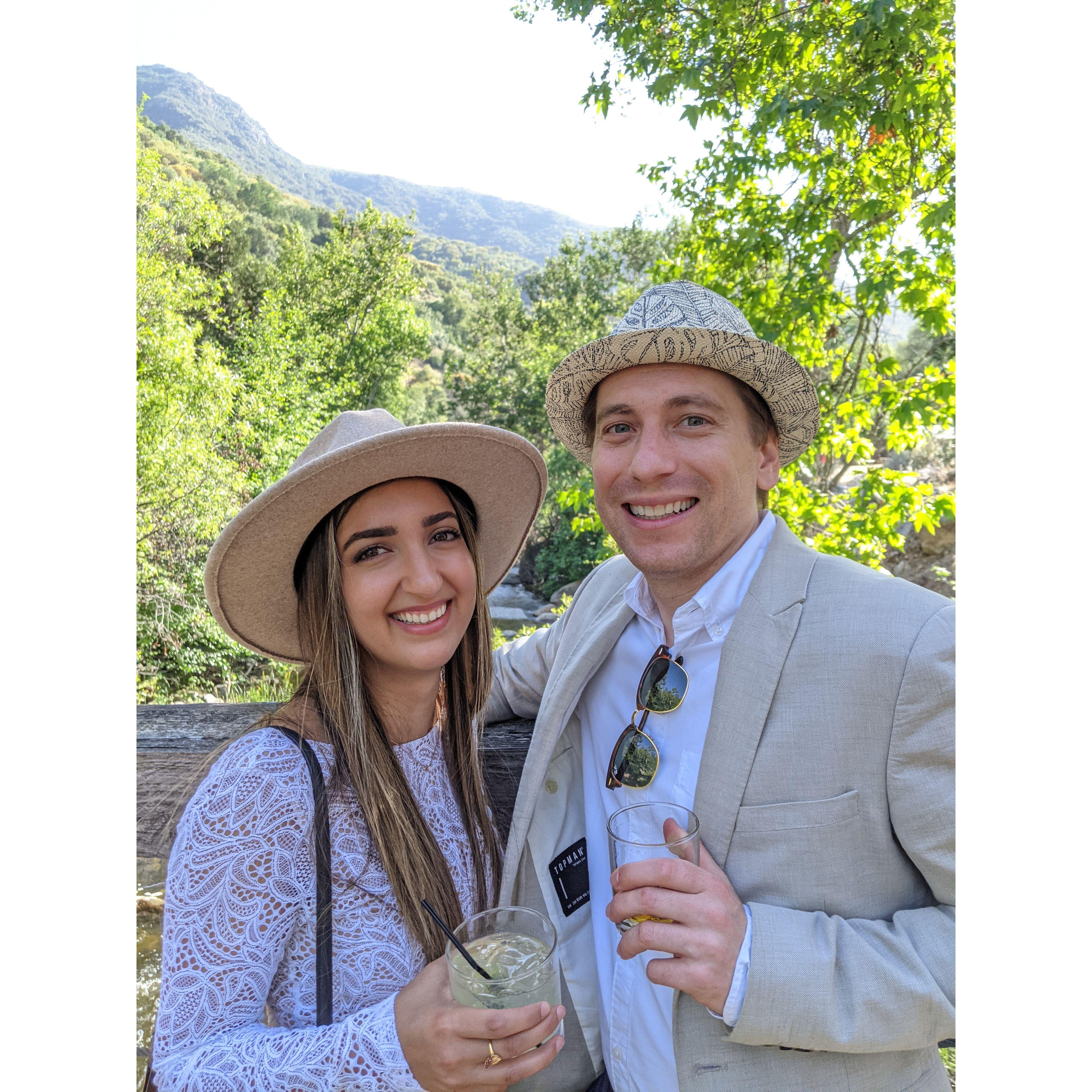 Wedding guests at Three Rivers CA
