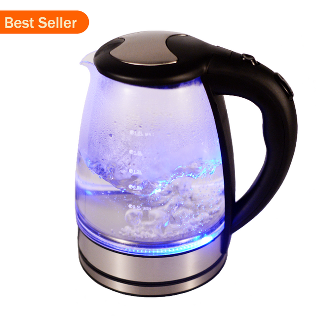 Yonsa Free Sample Large Capacity 110V 1.7L 1.8L Glass Stainless Steel Water Tea Parts Electric Kettle