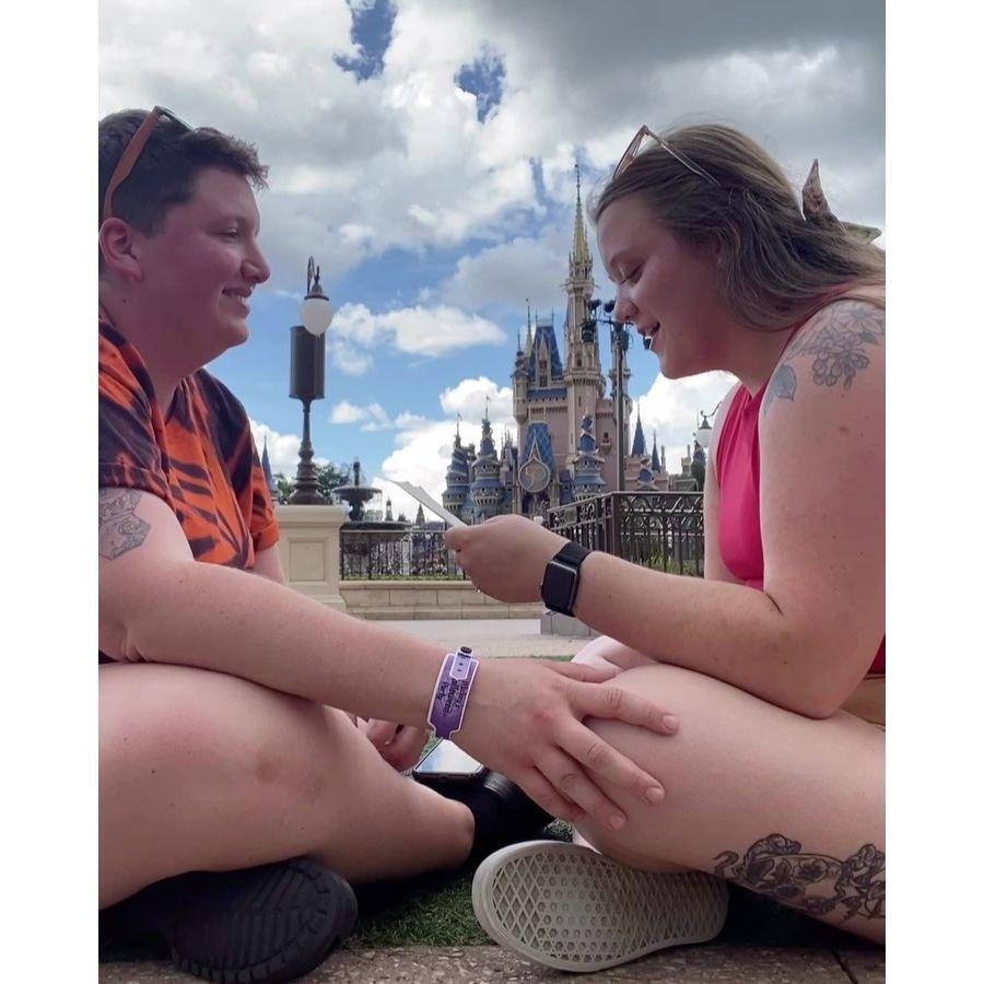 Our vows in Disney World.