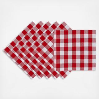 Checkers Napkin, Set of 6
