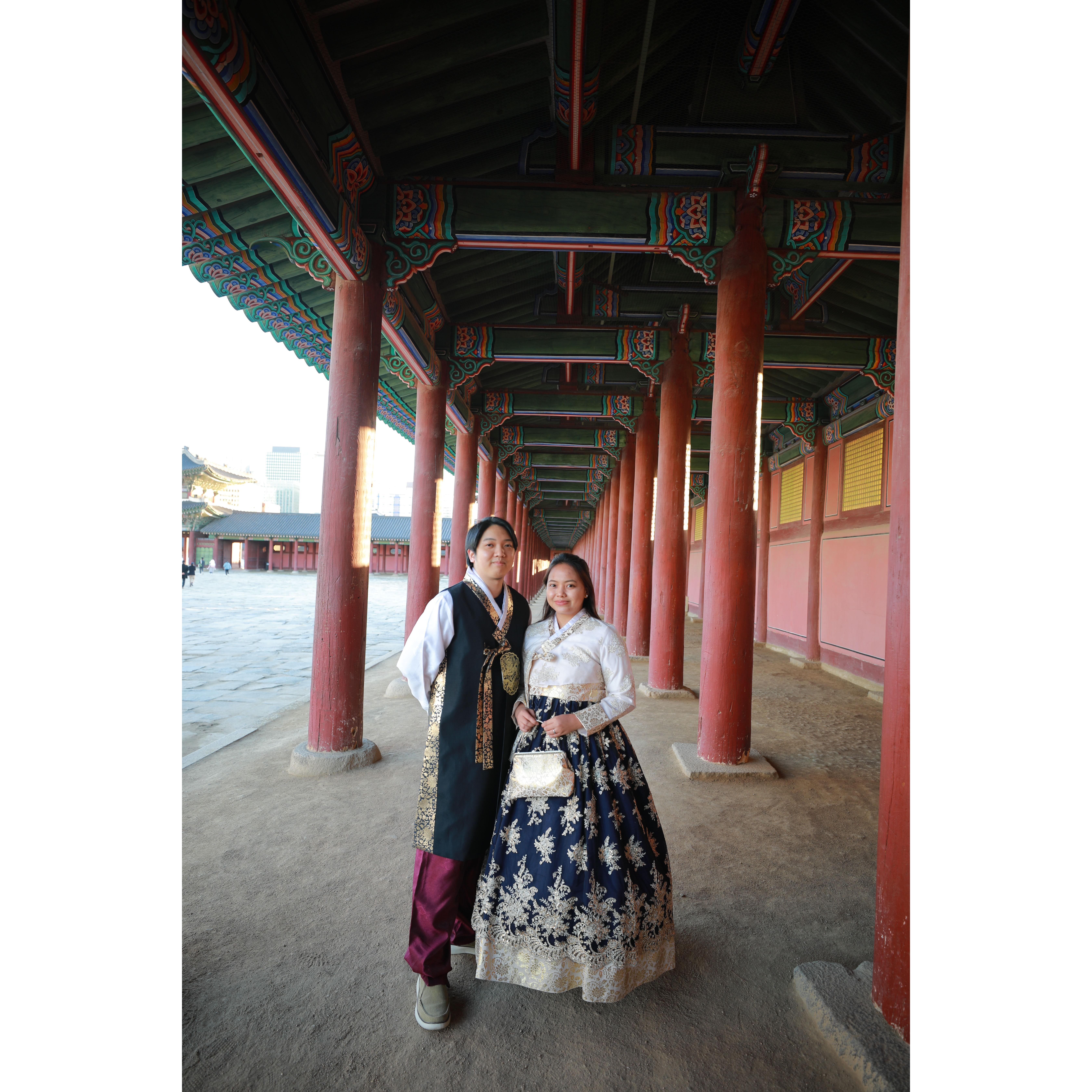 Gyeongbokgung Palace in Seoul, November 2022