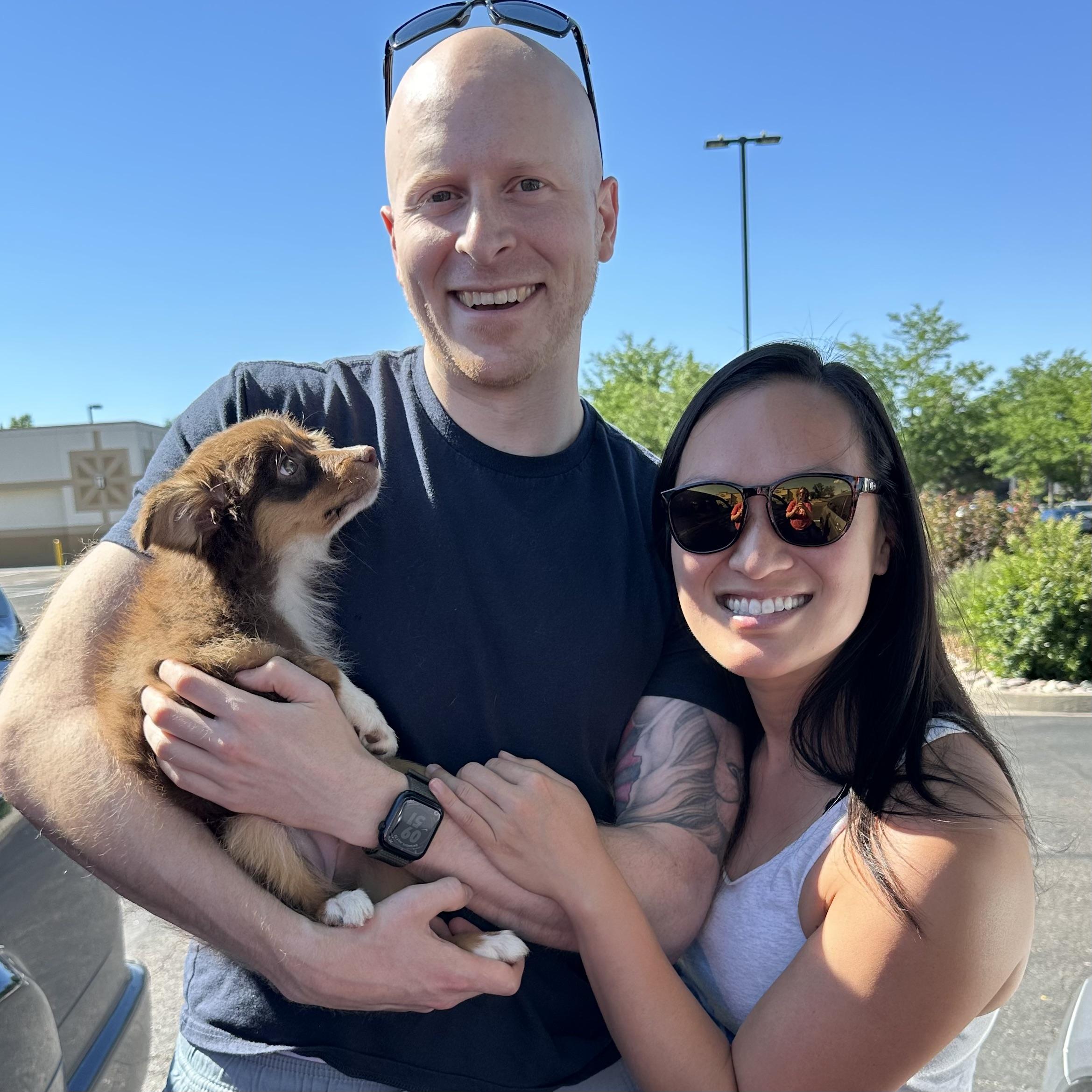 Roux's "Gotcha!" day