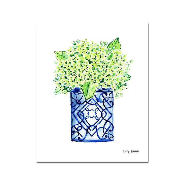 The "Happy Green Hydrangeas" Fine Art Print
