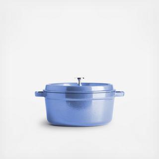 Metallic Round Cocotte