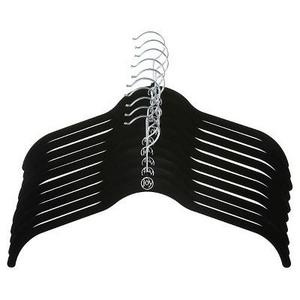 Huggable Hangers 10pc Shirt Hanger - Black