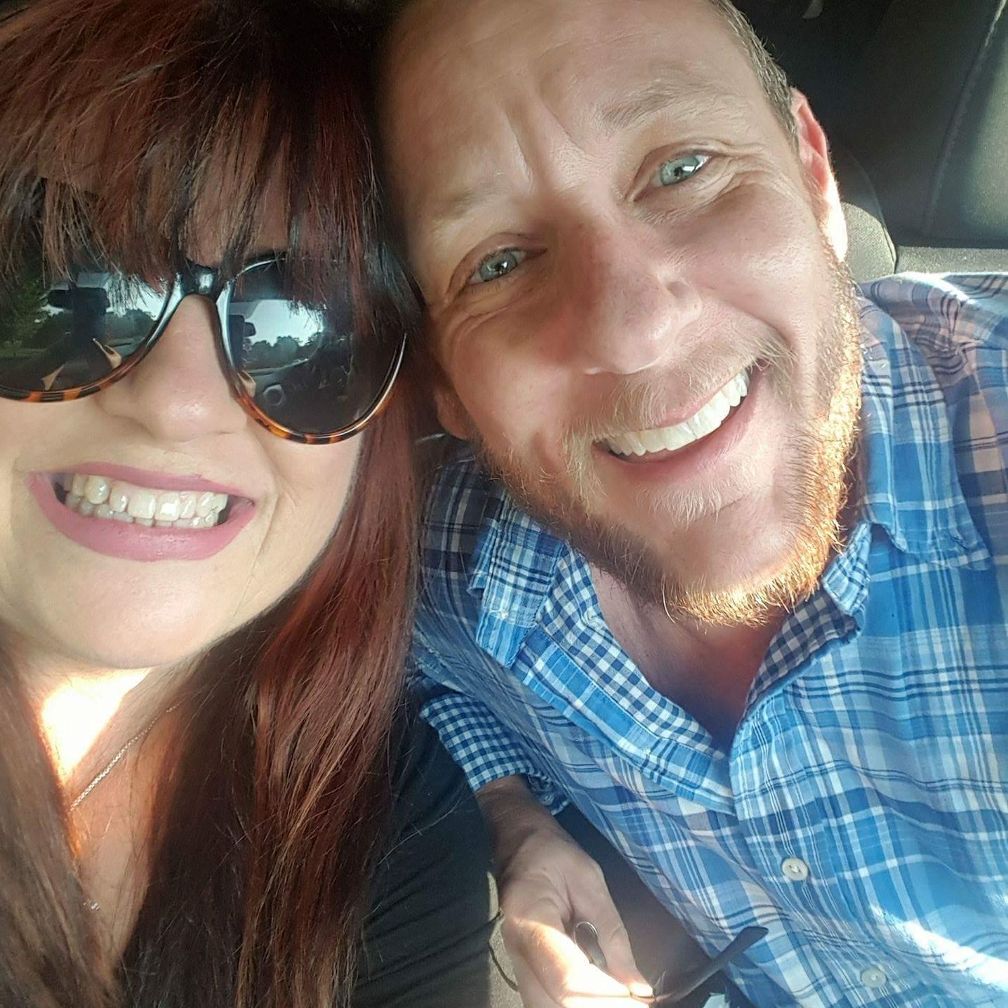 We rarely take good selfies, well he does I don't. So we kept this one. I love him