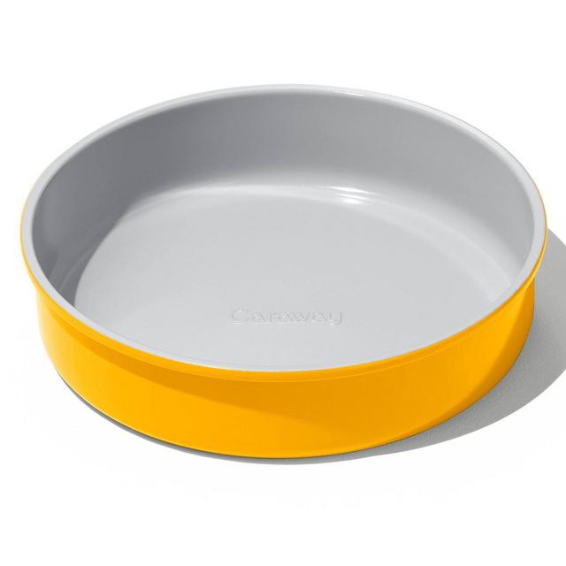 Caraway Home 8.82" Nonstick Ceramic Circle Pan Marigold: Round Bakeware, Hand Wash, 1 Year Warranty
