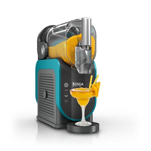 Ninja FS299 Professional Maker with RapidChill Technology, 88 oz Drink & Slushie Machine, 2 Preset Programs, Frozen Margaritas, and More, Premium Accents, Teal