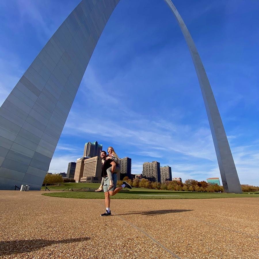 Austins 1st time in the Arch!