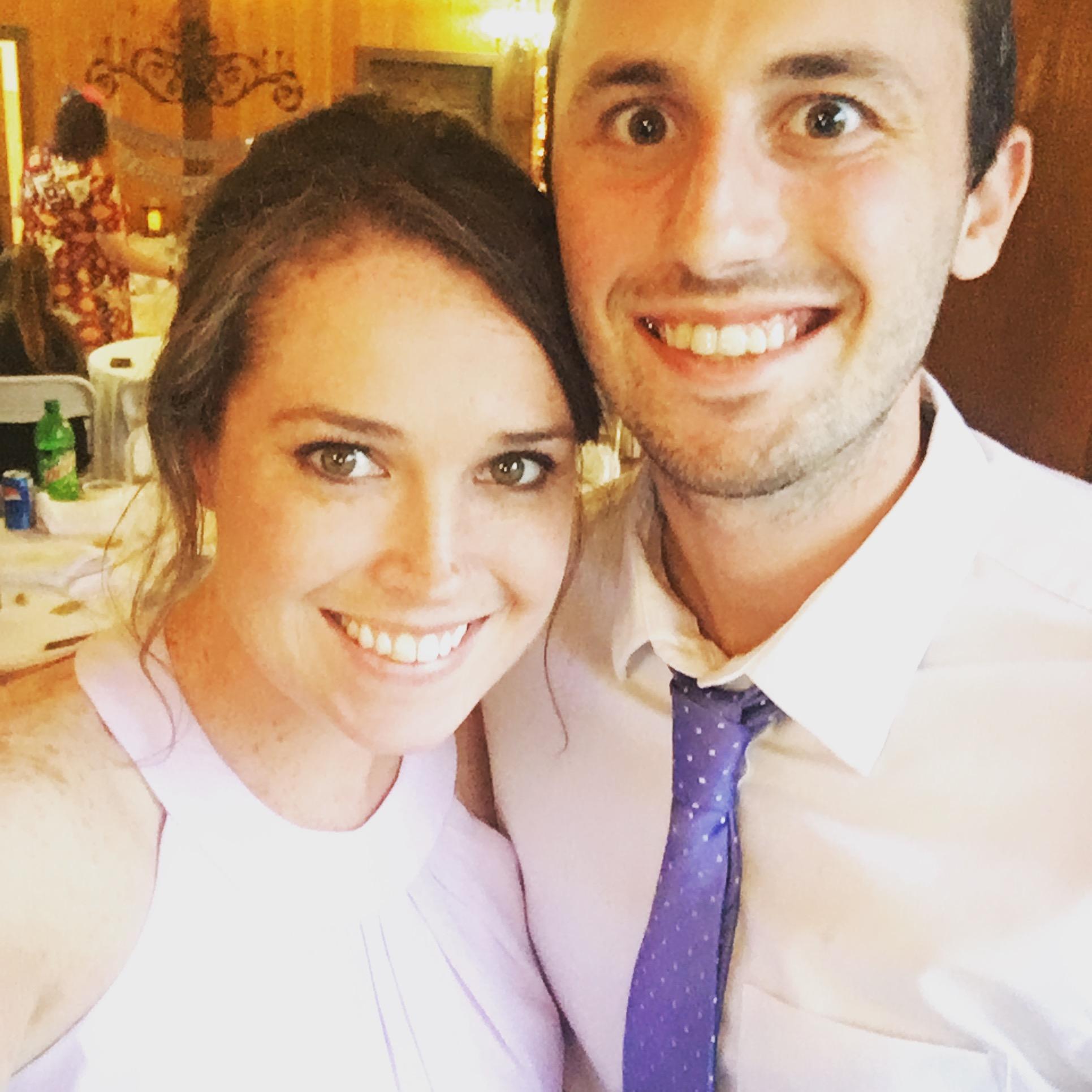 First wedding together. Who could ask for a better wedding date?