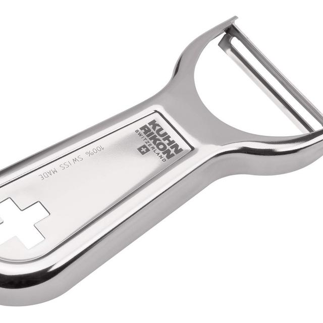 Kuhn Rikon Swiss Metal Peeler 4”, Stainless Steel