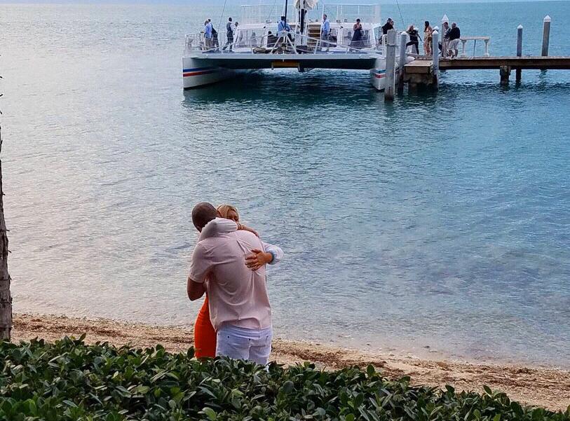 So many tears!
Our family snapped this photo moments after D was down on one knee.
Sunset Key, FL 11/18/18