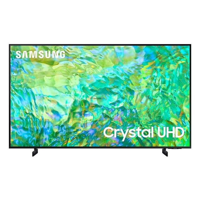 SAMSUNG 43" Class Crystal UHD CU8000 Series PurColor Object Tracking Sound Lite Q-Symphony Motion Xcelerator Ultra Slim Solar Remote Smart TV with Alexa Built-in (UN43CU8000, 2023 Model) (Renewed)
