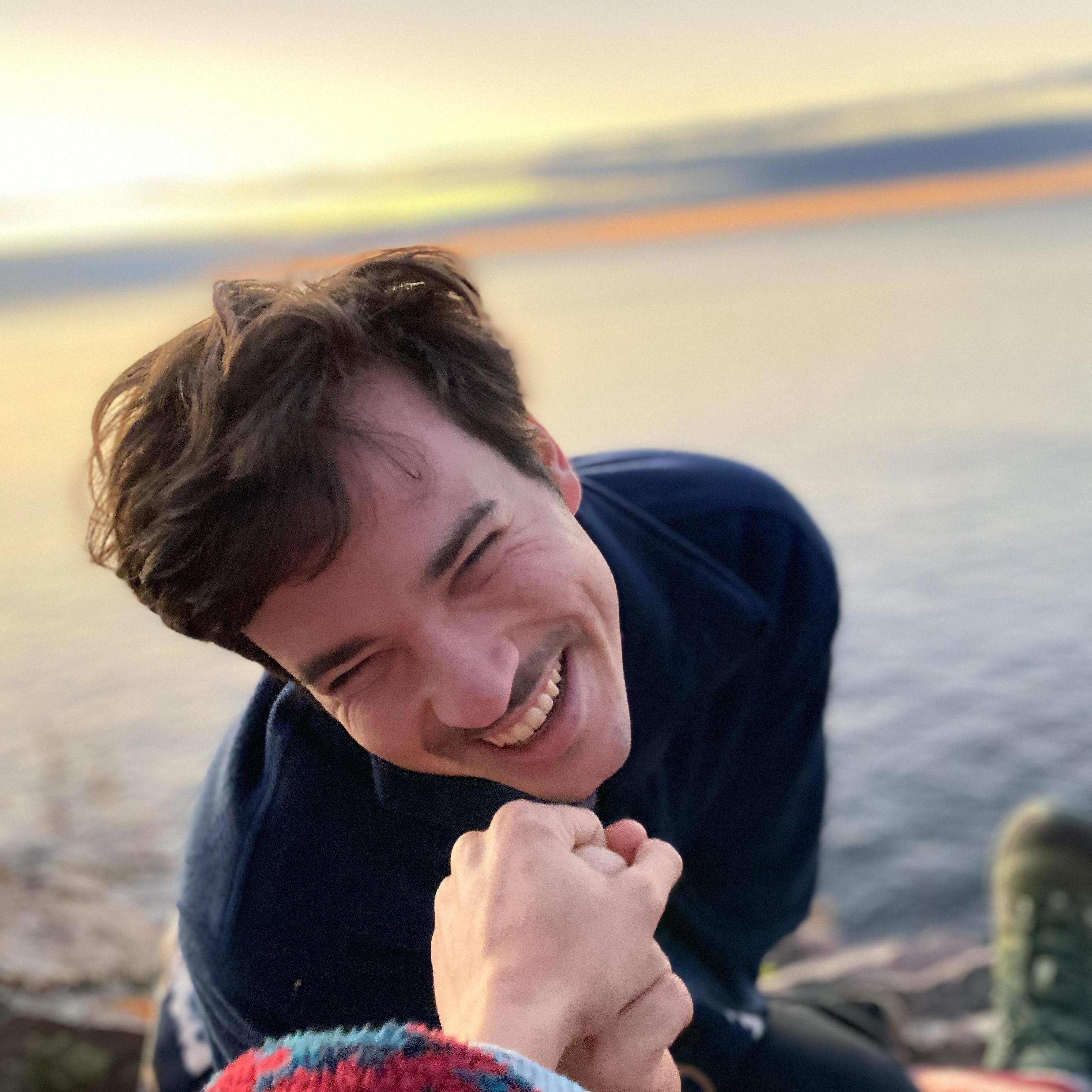Happy as can be