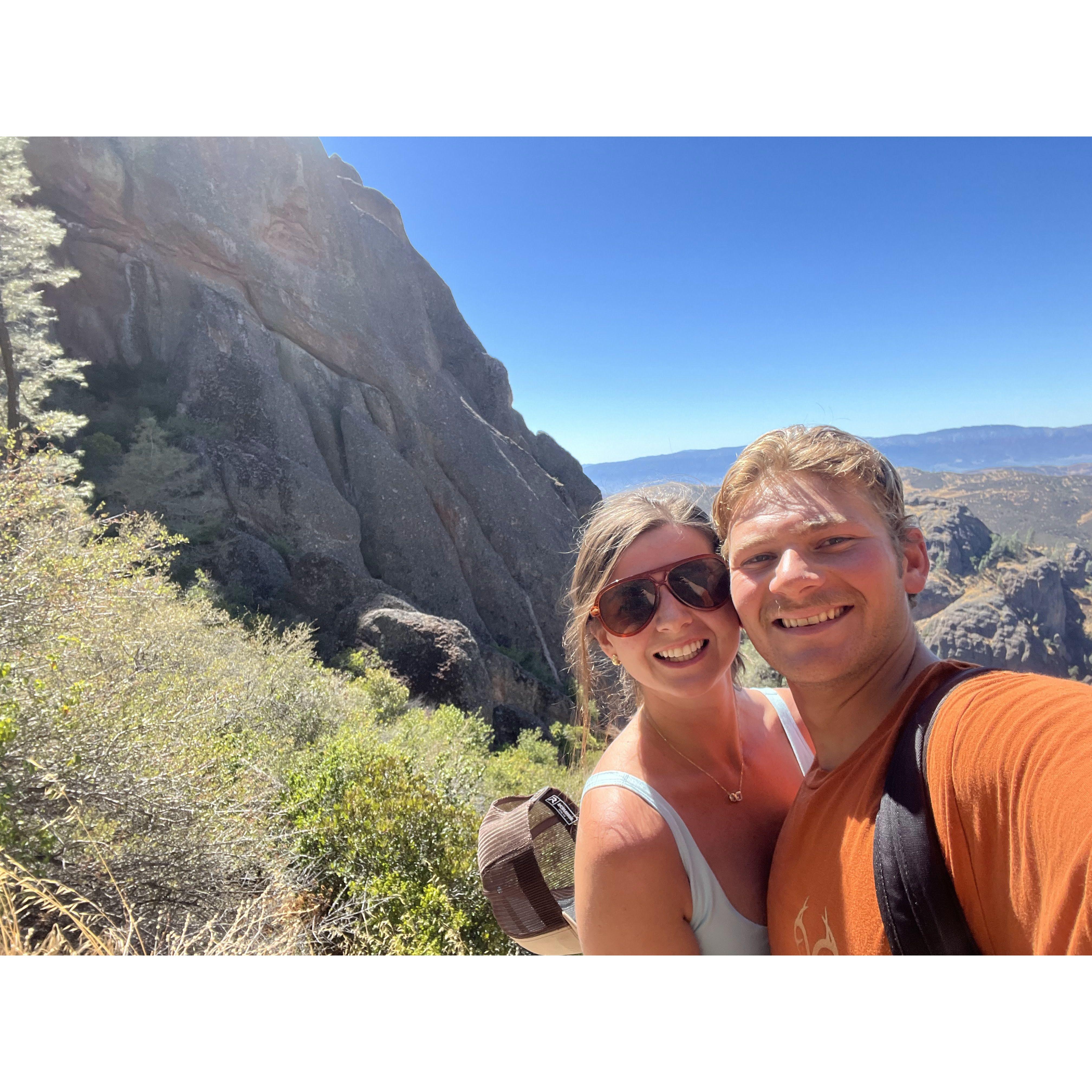 Pinnacles national park! We love to hike