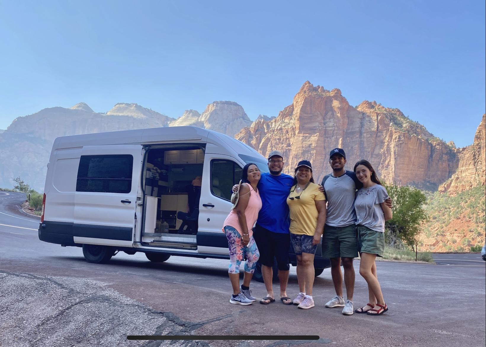 Part 1 of meeting the family by visiting Zions National Park. Samantha receives great reviews for locating showers.