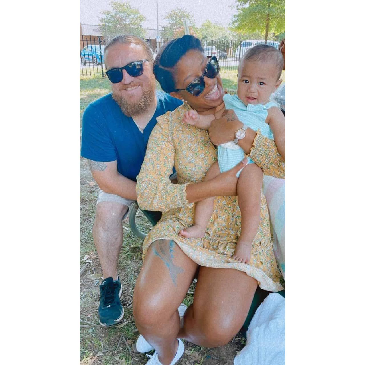 Fast forward 3 years and we're playing with their second sweet baby, Valentine! Traveled back to DC for Valerie's 3rd birthday. We love seeing our peeps! We're family, for real.