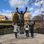 Rocky Statue and Stairs at the Philly Museum of Art