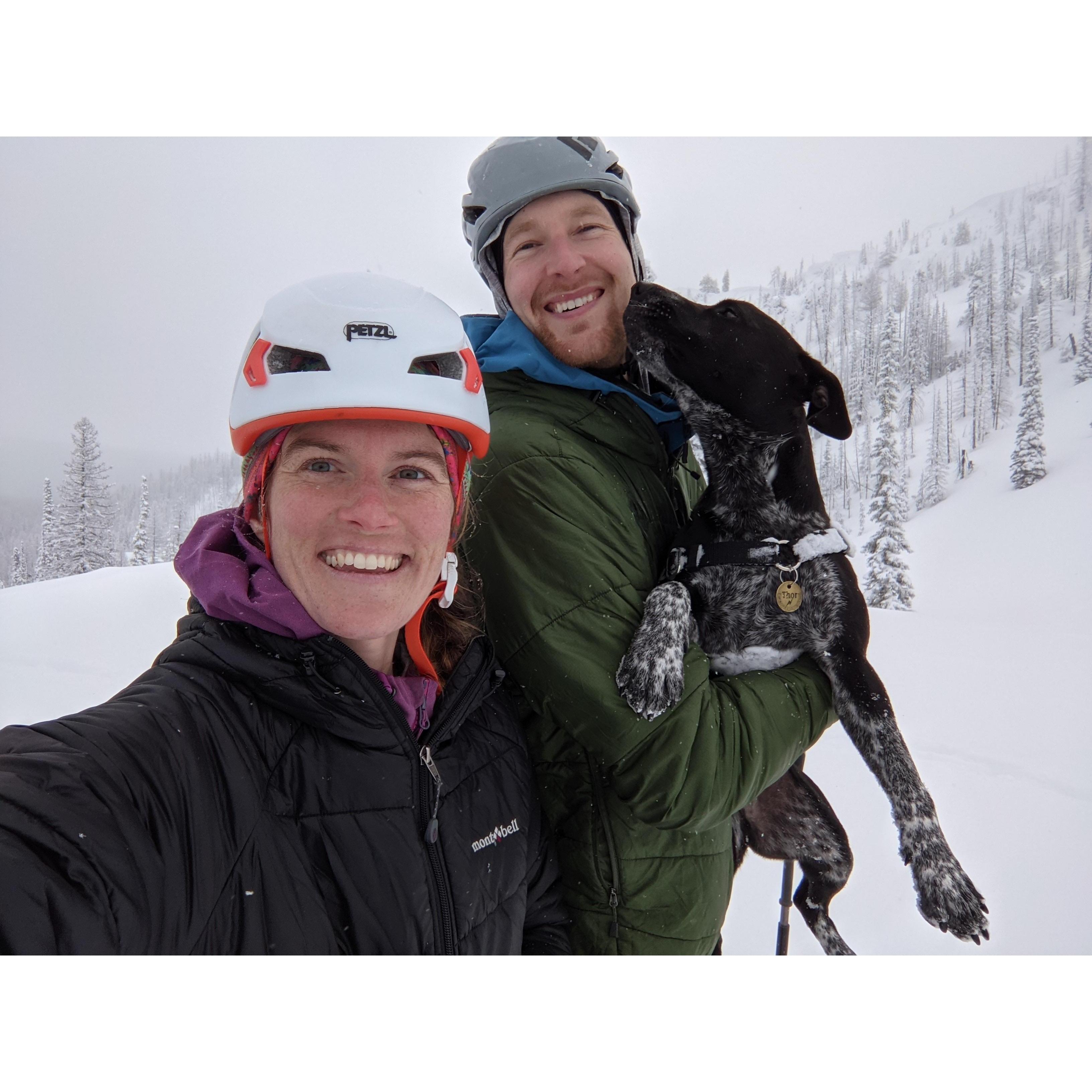 Skiing with our little man