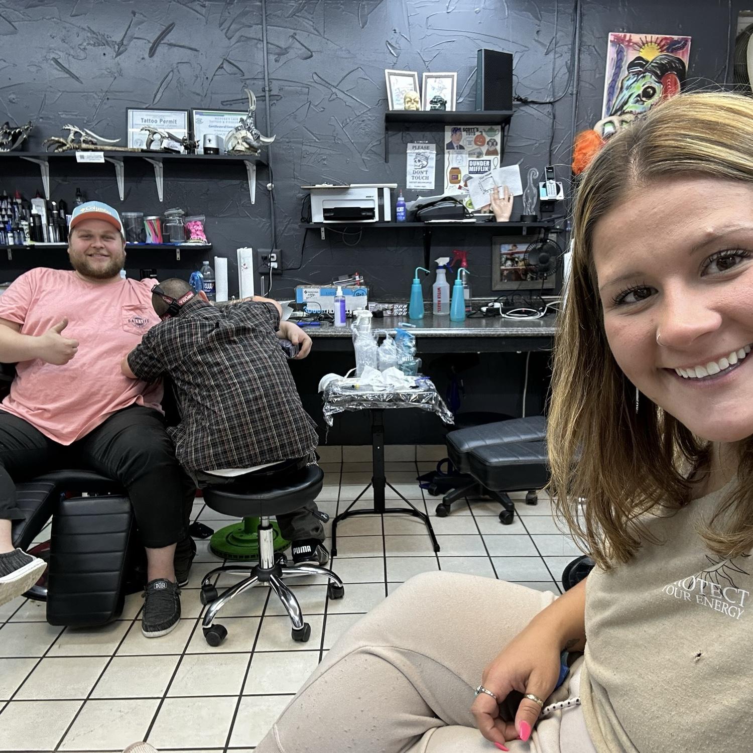 Christian’s second tattoo with his siblings!!