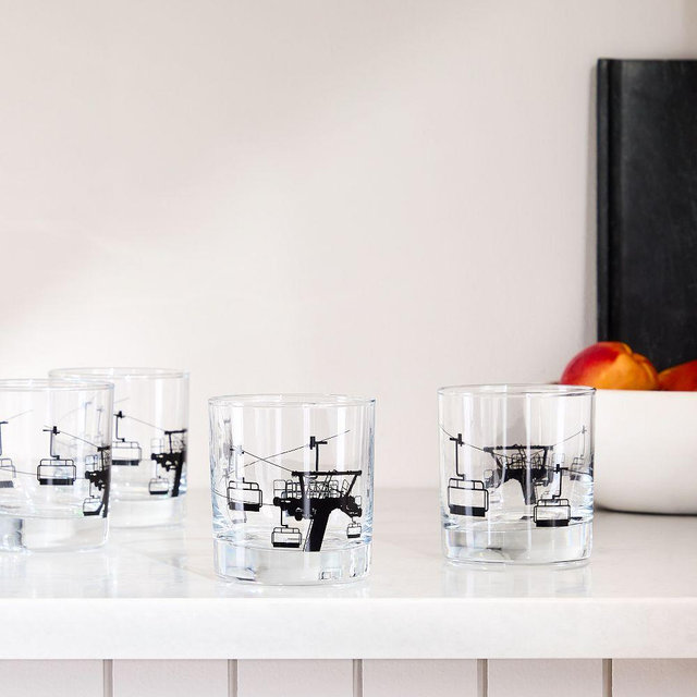 Holiday Skier Glasses S/4