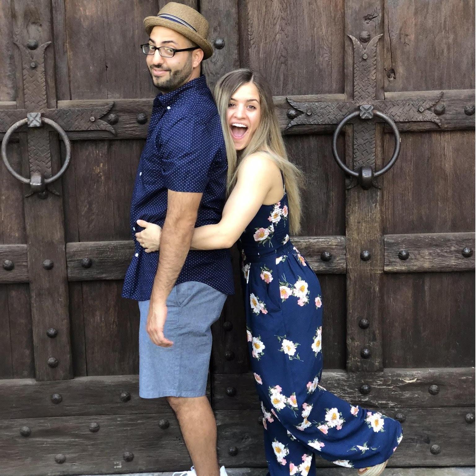 Our relationship in one photo.