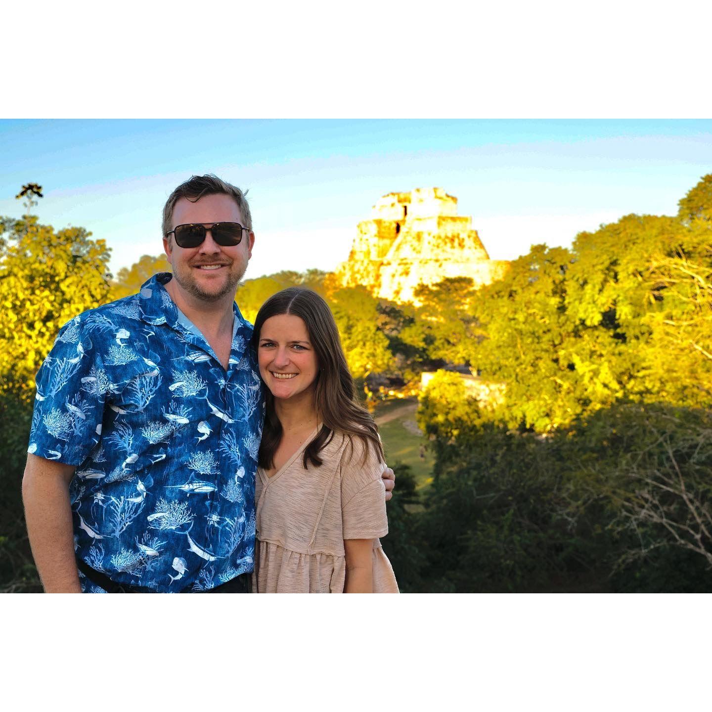 Exploring Mayan ruins in the Yucatan - Uxmal Archaeological Zone, MX