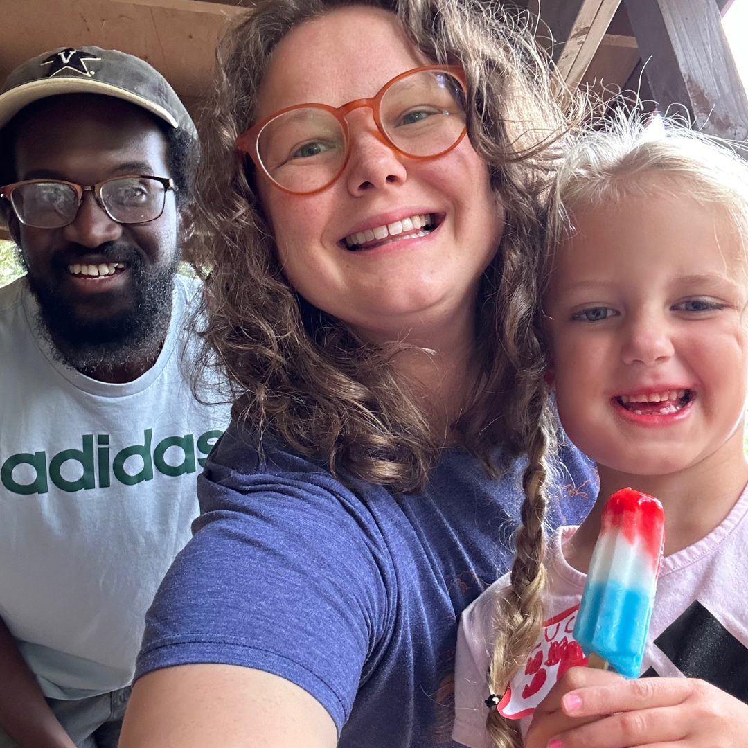 With Lucy at Rainbow Trail Lutheran Camp Summer 2024