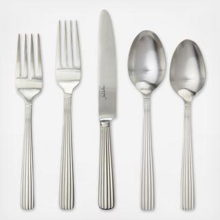 L'Andana Bright Satin 5-Piece Flatware Set, Service for 1