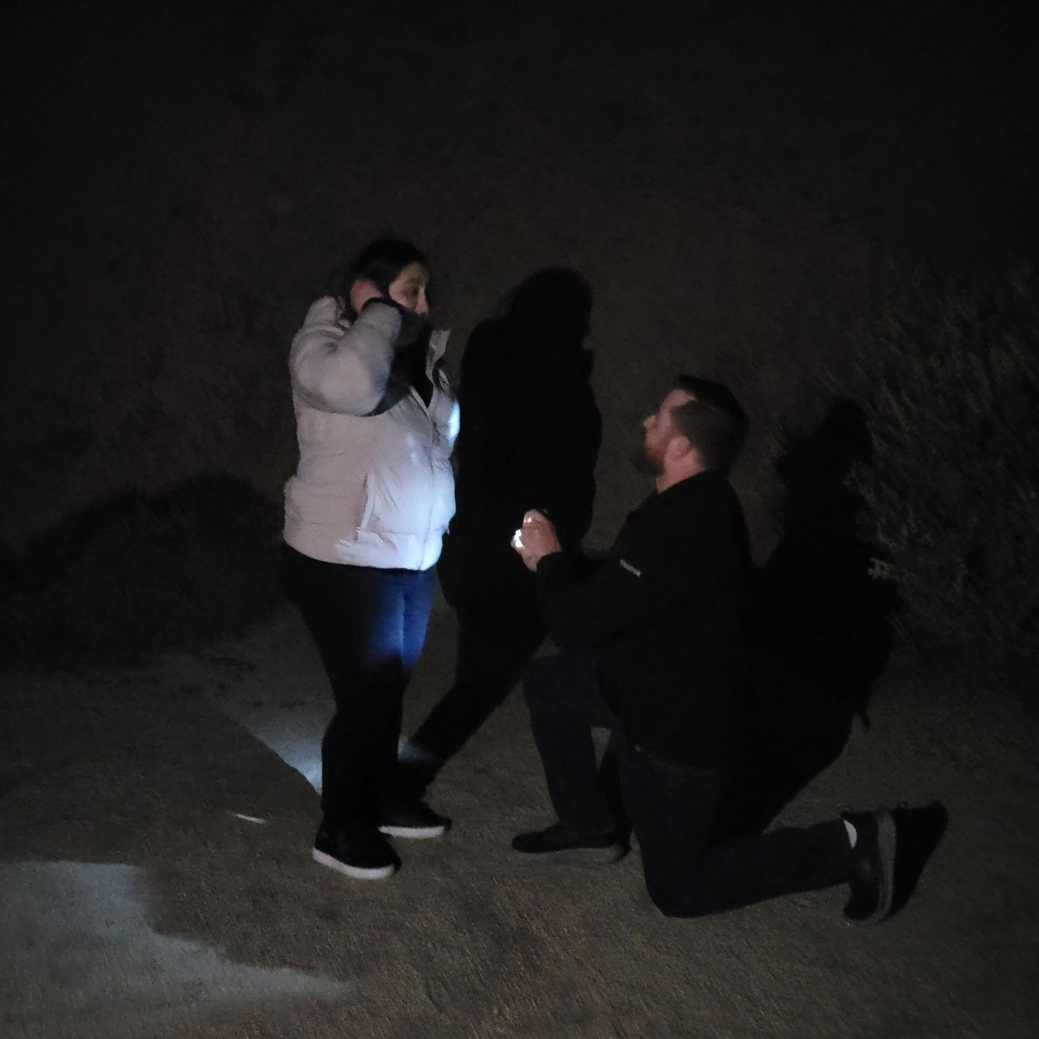 Cried so much, forgot to say yes!