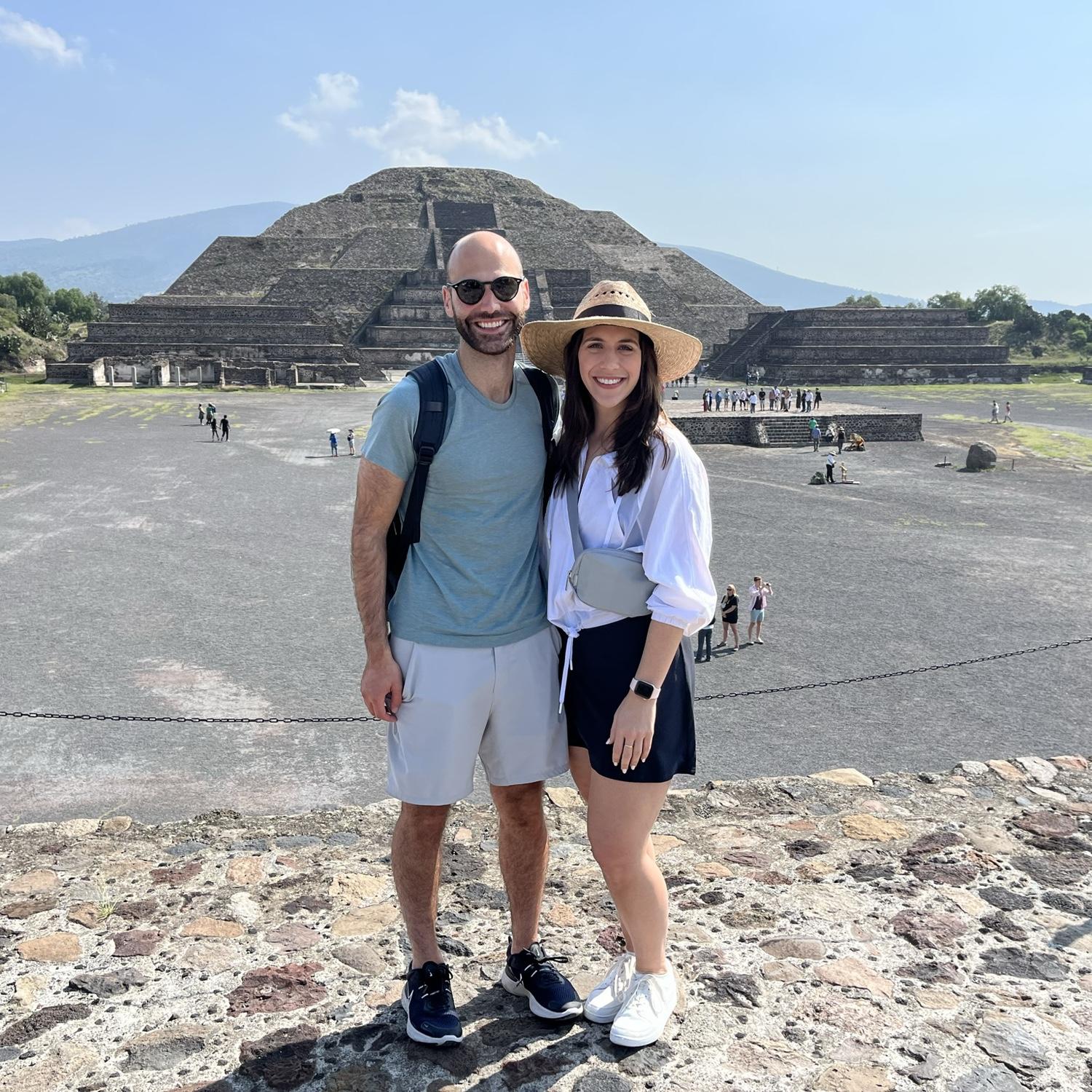 Visiting Teotihuacan outside of Mexico City