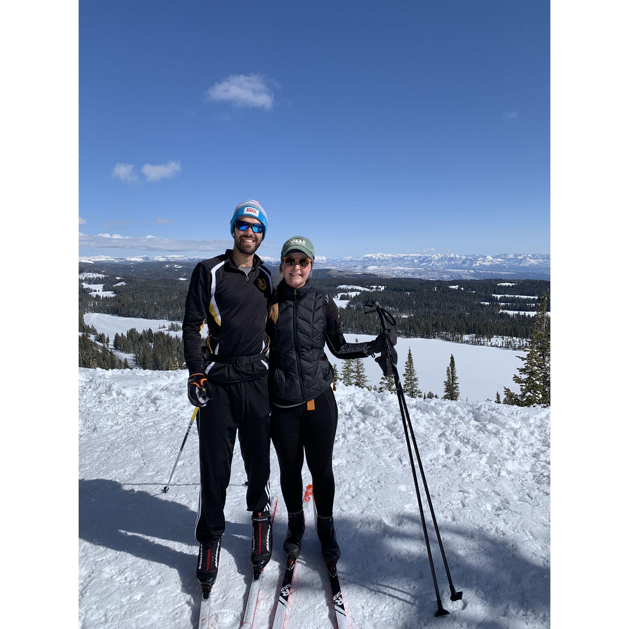 Cross-country skiing on the Grand Mesa, CO