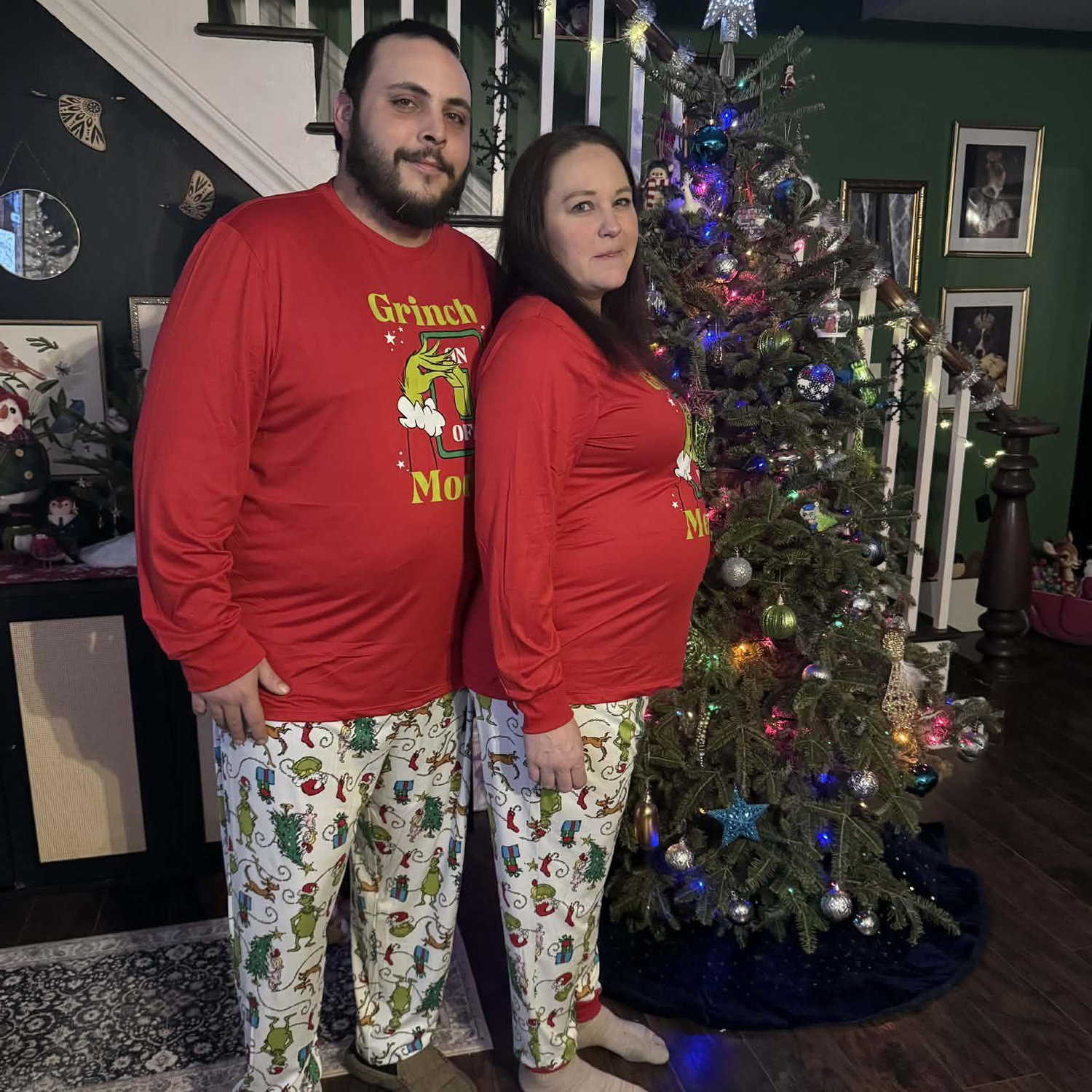 Our first Christmas together.