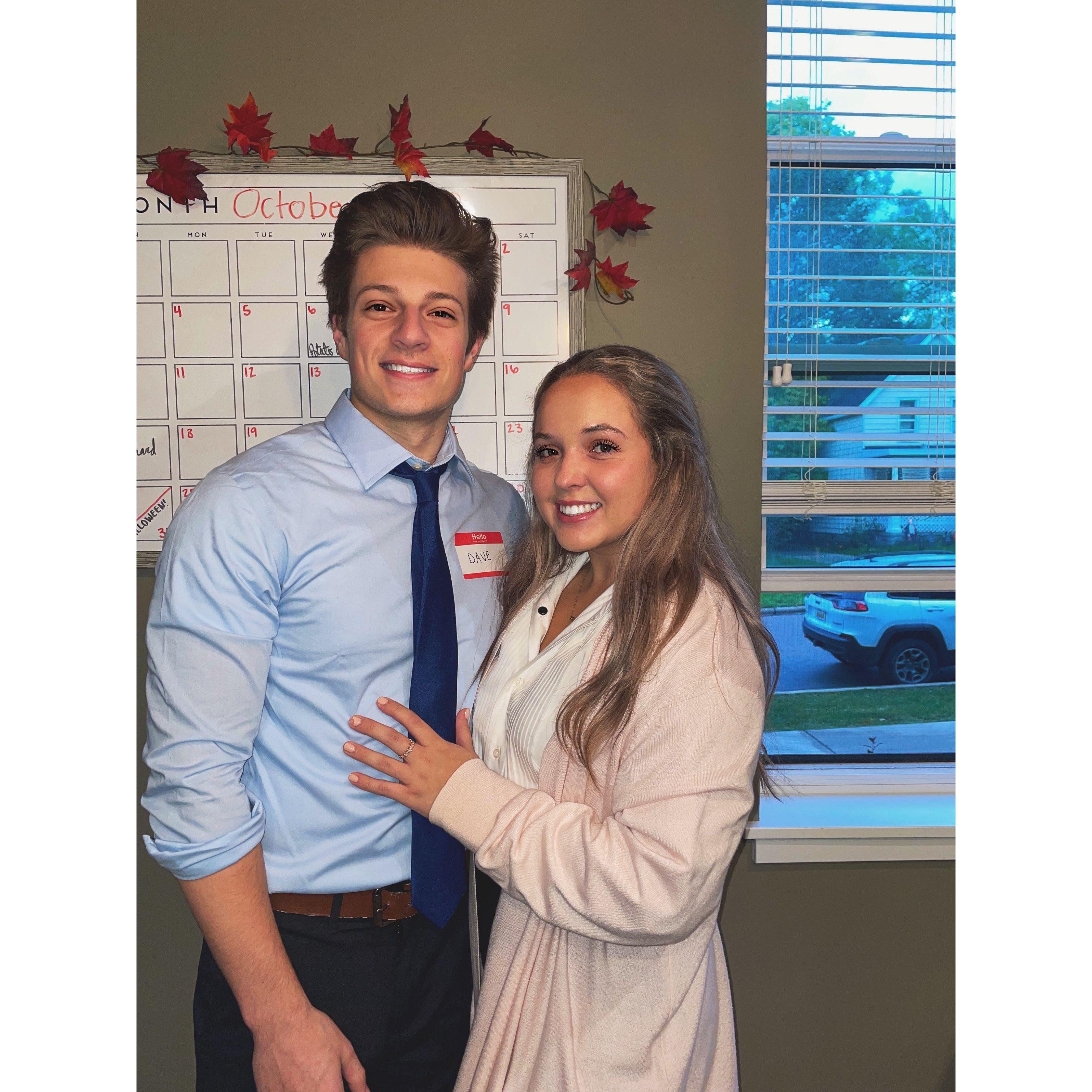 Finally get to become Jim and Pam!