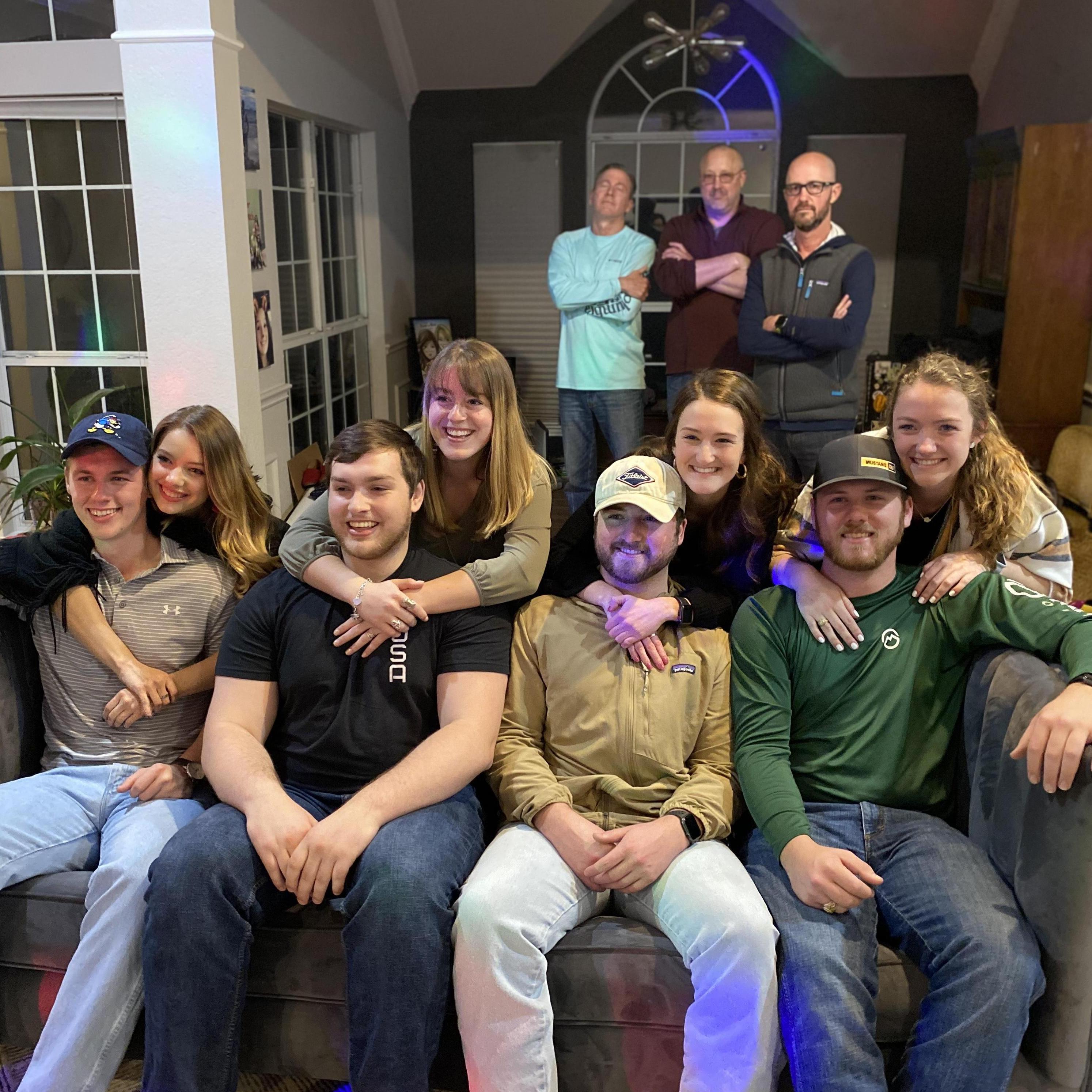 The dads are watching!