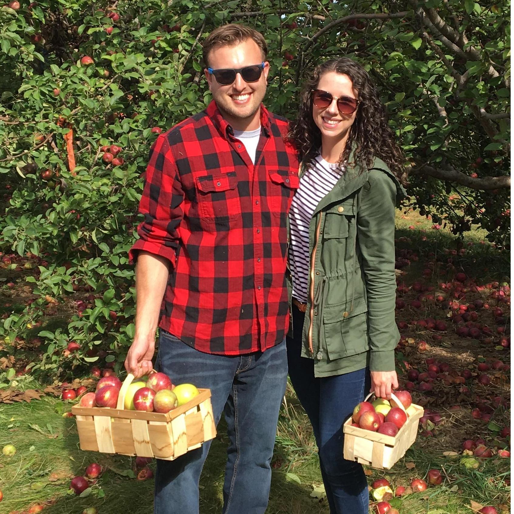 Apple picking at the Elegant Farmer. October 2017