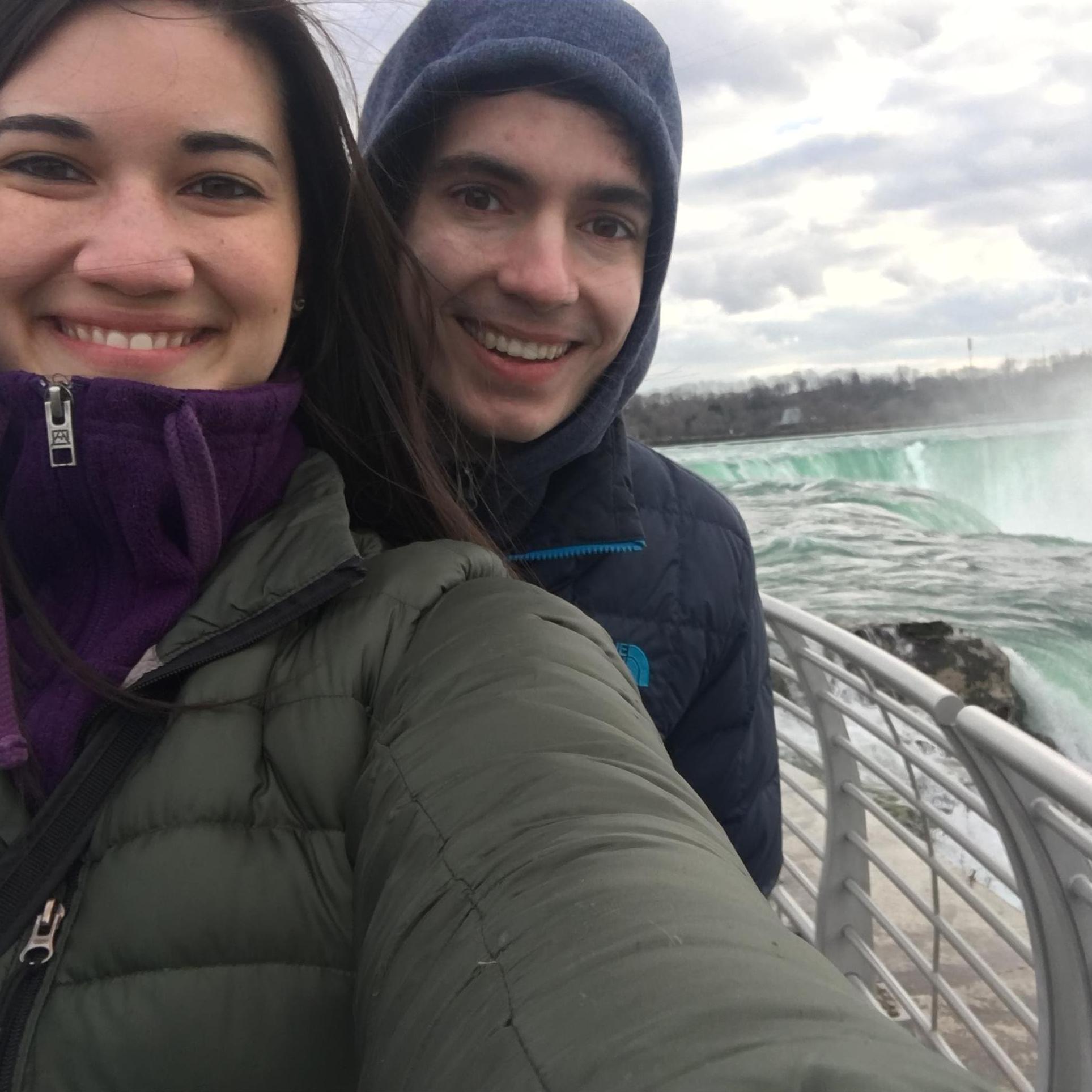 We also drove up to Niagara Falls when state parks were still open. We were the only two there (#socialdistanceforthewin), which was pretty incredible.