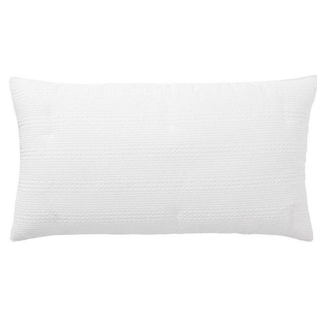 Waffle Weave Sham, King, White
