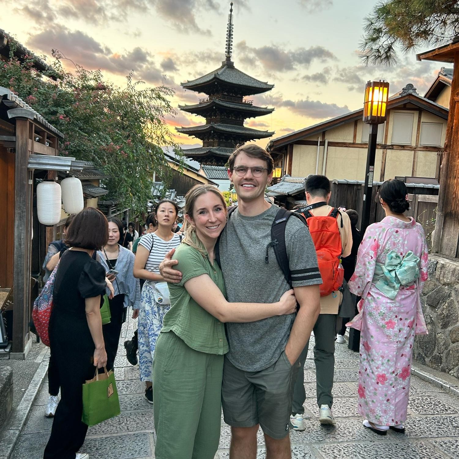 We traveled to Japan and loved the history, art, and culture.
