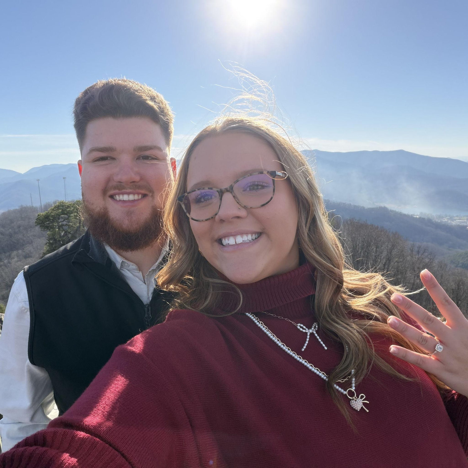 Selfies from the mountain top!