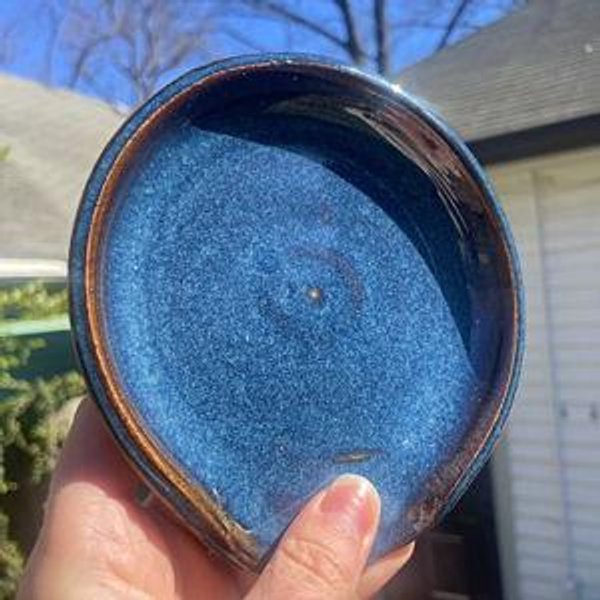 Custom Pottery Spoon Rest + Donation