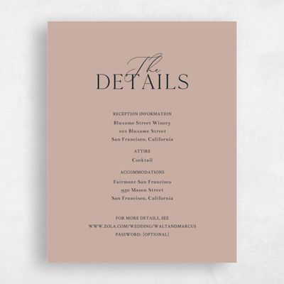 Latte, Brown Wedding Enclosure - Olaya