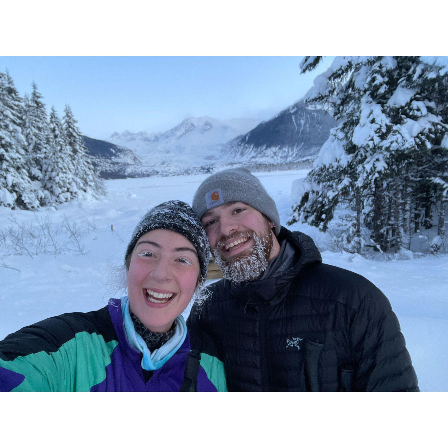 XC skiing at 15 below zero!